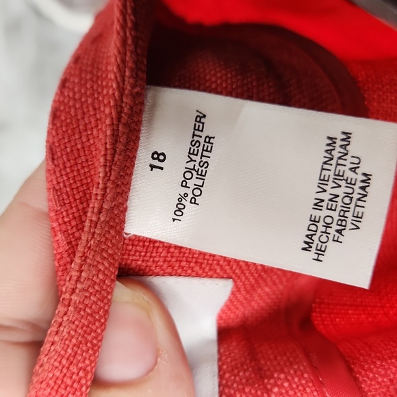 Alfred Dunner Red Textured Button-Front Jacket - Picture 9 of 9